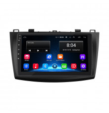 Штатная магнитола Lesko для Mazda 3 II (BL) Рестайлинг 2011-2013 экран 9" 2/32Gb Wi-Fi GPS Base
