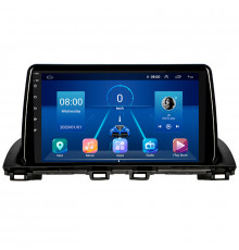 Штатная магнитола Lesko для Mazda 3 III (BM) 2013-2017 экран 9" 6/128Gb 4G Wi-Fi GPS Top