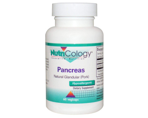 Підшлункова залоза, свиняча, Pancreas, Nutricology, 60 капсул