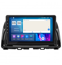 Штатная магнитола Lesko для Mazda CX-5 I Рестайлинг 2015-2017 экран 10" 2/32Gb CarPlay 4G Wi-Fi GPS Prime