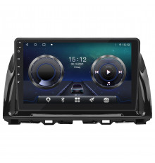 Штатная магнитола Lesko для Mazda CX-5 I Рестайлинг 2015-2017 экран 10" 4/64Gb 4G Wi-Fi GPS Top