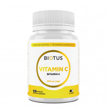 Вітамін С, Vitamin C, Biotus, 500 мг, 60 капсул