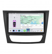 Штатная магнитола Lesko для Mercedes-Benz CLS I (C219) 2004-2008 экран 9" 4/64 QLED CarPlay 4G Wi-Fi GPS 360 Prime