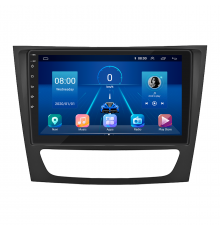 Штатная магнитола Lesko для Mercedes-Benz E-Класс III (W211, S211) Рестайлинг 2006-2009 экран 9" 2/32Gb 4G Wi-Fi GPS Top