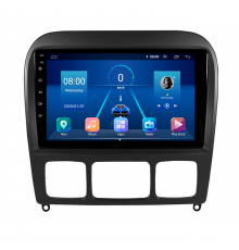 Штатная магнитола Lesko для Mercedes-Benz S-Класс IV (W220) 1998-2005 экран 9" 2/32Gb 4G Wi-Fi GPS Top