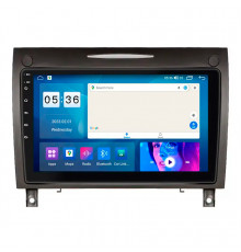 Штатная магнитола Lesko для Mercedes-Benz SLK-Класс II (R171) 2004-2008 экран 9" 4/64Gb CarPlay 4G Wi-Fi GPS Prime