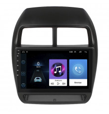 Штатная магнитола Lesko для Mitsubishi ASX I Рестайлинг 3 2020-н.в. экран 10" 1/16Gb Wi-Fi GPS Base