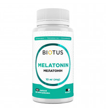 Мелатонін, Melatonin, Biotus, 10 мг, 100 капсул