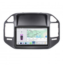 Штатная магнитола Lesko для Mitsubishi Pajero III 1999-2002 экран 9" 4/64 QLED CarPlay 4G Wi-Fi GPS 360 Prime