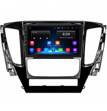 Штатная магнитола Lesko для Mitsubishi Pajero Sport III 2015-2021 экран 9" 2/32Gb Wi-Fi GPS Base