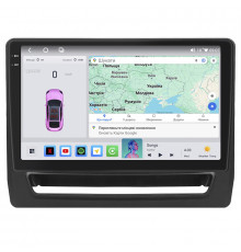 Штатная магнитола Lesko для Mitsubishi RVR III Рестайлинг 3 2019-н.в. экран 10" 4/64 QLED CarPlay 4G Wi-Fi GPS 360 Prime