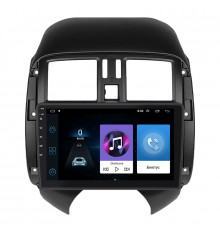 Штатная магнитола Lesko для Nissan Sunny N17 2012-2014 экран 9" 1/16Gb Wi-Fi GPS Base