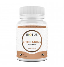 L-теанин, L-Theanine, Biotus, 600 мг, 60 капсул