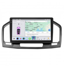 Штатная магнитола Lesko для Opel Insignia I 2008-2013 экран 9" 4/64 QLED CarPlay 4G Wi-Fi GPS 360 Prime