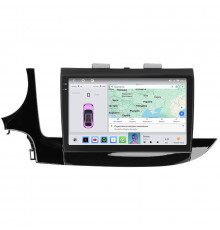 Штатная магнитола Lesko для Opel Mokka I Рестайлинг 2016-2019 экран 9" 4/64 QLED CarPlay 4G Wi-Fi GPS 360 Prime