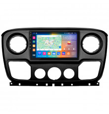 Штатная магнитола Lesko для Opel Movano B 2010-2019 экран 10" 4/64Gb CarPlay 4G Wi-Fi GPS Prime