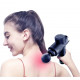 Масажер Massage Gun Max з 30 режимами, 12 насадками, запасною батареєю та кейсом (Чорний)