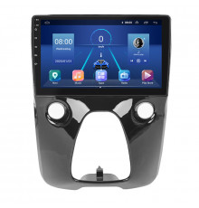 Штатная магнитола Lesko для Peugeot 108  2014-2021 экран 10" 4/64Gb 4G Wi-Fi GPS Top