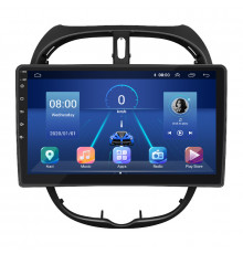 Штатная магнитола Lesko для Peugeot 206  1998-2012 экран 9" 6/128Gb 4G Wi-Fi GPS Top