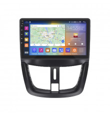Штатная магнитола Lesko для Peugeot 207 I Рестайлинг 2009-2015 экран 9" 4/64Gb CarPlay 4G Wi-Fi GPS Prime