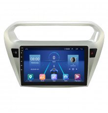 Штатная магнитола Lesko для Peugeot 301 I 2012-2016 экран 9" 6/128Gb 4G Wi-Fi GPS Top