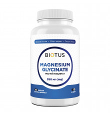 Магній гліцинат, Magnesium Glycinate, Biotus, 350 мг, 120 капсул