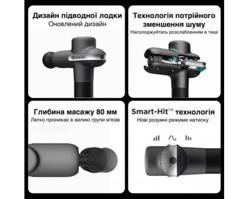 Професійний перкусійний ударний масажер Booster Lightsaber U1 (24V) (Чорний) Професійний перкусійний ударний масажер Booster Lightsaber U1 (24V) (Чорний)