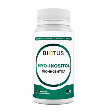 Міо-інозитол, Myo-Inositol, Biotus, 2000 мг, 60 капсул (500 мг у 1 капсулі)