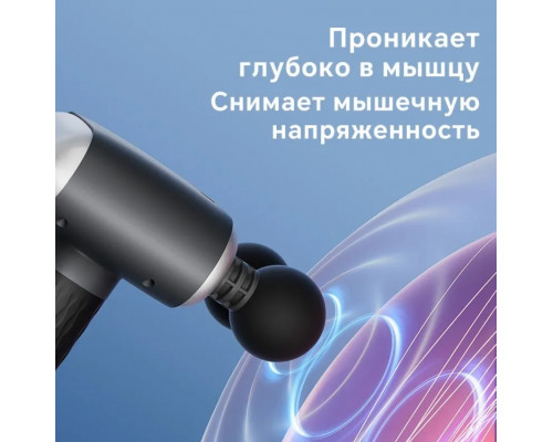 Перкусійний ударний масажер BOOSTER DM для тіла з гарячим компресом та подвійними головками для масажу шиї, плеч, спини та ніг Перкусійний ударний масажер BOOSTER DM для тіла з гарячим компресом та подвійними головками для масажу шиї, плеч, спини та ніг