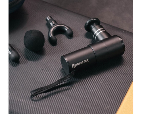 Перкусійний масажер Booster Mini — компактне рішення для ефективного зняття напруги та болю. Перкусійний масажер Booster Mini — компактне рішення для ефективного зняття напруги та болю.