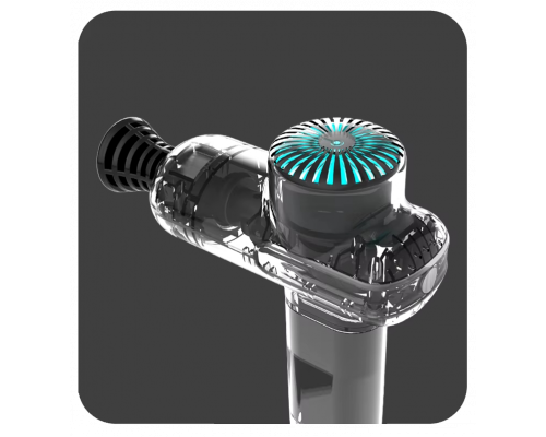 Портативний перкусійний масажер Booster Lightsaber Mini Green з подарунковим кейсом Портативний перкусійний масажер Booster Lightsaber Mini Green з подарунковим кейсом