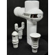 Компактний перкусійний масажер Booster Lightsaber Mini White з кейсом у комплекті