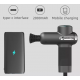 Компактний перкусійний масажер Booster Lightsaber Mini з зарядною станцією