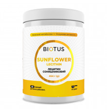 Лецитин соняшниковий, Lecithin Sunflower, Biotus, 454 г