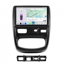 Штатная магнитола Lesko для Renault Duster I 2010-2015 экран 9" 4/64 QLED CarPlay 4G Wi-Fi GPS 360 Prime