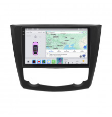 Штатная магнитола Lesko для Renault Kadjar I 2015-2018 экран 9" 4/64 QLED CarPlay 4G Wi-Fi GPS 360 Prime