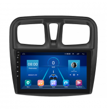 Штатная магнитола Lesko для Renault Logan II 2012-2018 экран 10" 2/32Gb 4G Wi-Fi GPS Top