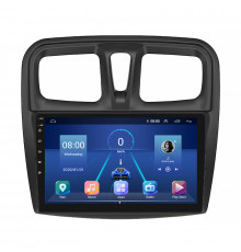 Штатная магнитола Lesko для Renault Logan II 2012-2018 экран 10" 6/128Gb 4G Wi-Fi GPS Top