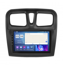 Штатная магнитола Lesko для Renault Logan II ver 2 2012-2018 экран 9" 2/32Gb CarPlay 4G Wi-Fi GPS Prime