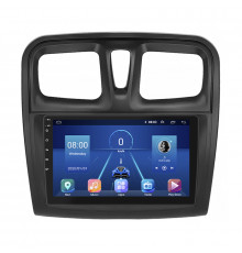 Штатная магнитола Lesko для Renault Logan II ver 2 2012-2018 экран 9" 6/128Gb 4G Wi-Fi GPS Top