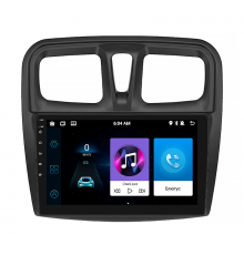 Штатная магнитола Lesko для Renault Sandero II 2013-2018 экран 9" 1/16Gb Wi-Fi GPS Base
