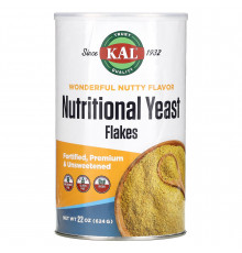 Дрожжи хлопьями несладкие, Yeast Flakes, KAL, 624 г