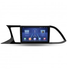 Штатная магнитола Lesko для SEAT Leon III Рестайлинг 2016-2020 экран 9" 4/64Gb 4G Wi-Fi GPS Top