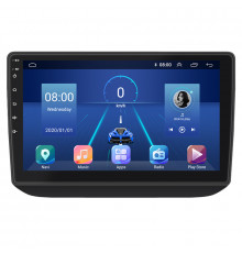 Штатная магнитола Lesko для Skoda Fabia II 2007-2010 экран 10" 4/64Gb 4G Wi-Fi GPS Top