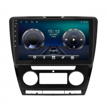 Штатная магнитола Lesko для Skoda Octavia II (A5) 2004-2009 экран 10" 4/32Gb 4G Wi-Fi GPS Top