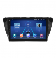 Штатная магнитола Lesko для Skoda Superb III Рестайлинг 2019-н.в. экран 10" 4/64Gb 4G Wi-Fi GPS Top