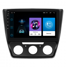 Штатная магнитола Lesko для Skoda Yeti I Рестайлинг 2013-2018 экран 10" 1/16Gb Wi-Fi GPS Base