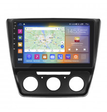 Штатная магнитола Lesko для Skoda Yeti I Рестайлинг 2013-2018 экран 10" 4/64Gb CarPlay 4G Wi-Fi GPS Prime