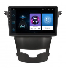 Штатная магнитола Lesko для SsangYong Korando III Рестайлинг 2013-2017 экран 9" 1/16Gb Wi-Fi GPS Base