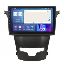 Штатная магнитола Lesko для SsangYong Korando III Рестайлинг 2013-2017 экран 9" 4/64Gb CarPlay 4G Wi-Fi GPS Prime